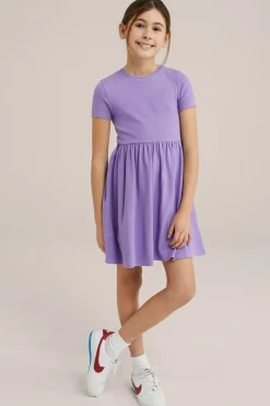 Meisjes jurk met dessin