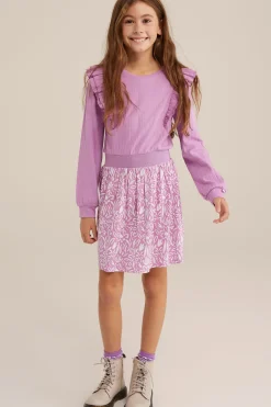Meisjes jurk met dessin