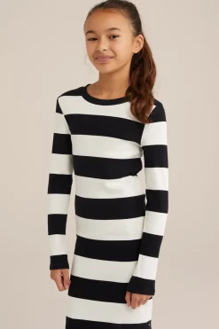 Meisjes jurk met dessin