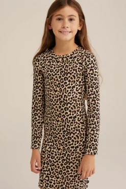 Meisjes jurk met dessin