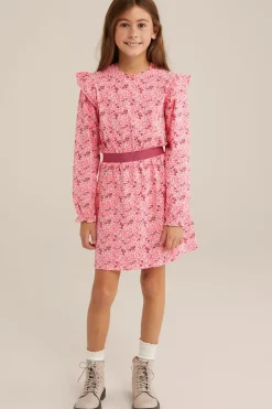 Meisjes jurk met dessin