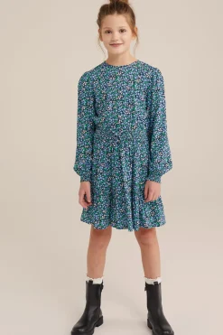 Meisjes jurk met dessin