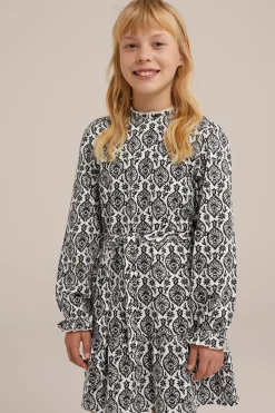 Meisjes jurk met dessin