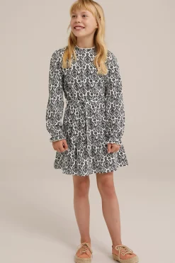 Meisjes jurk met dessin