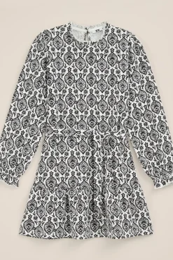 Meisjes jurk met dessin