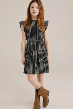 Meisjes jurk met dessin