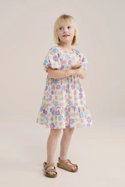 Meisjes jurk met dessin
