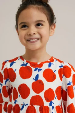 Meisjes jurk met dessin