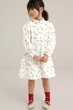 Meisjes jurk met dessin
