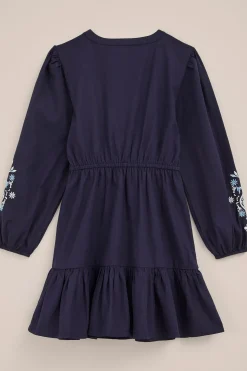 Meisjes jurk met embroideries