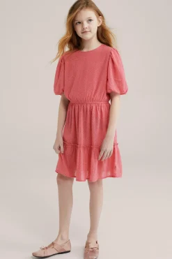 Meisjes jurk met glittergaren