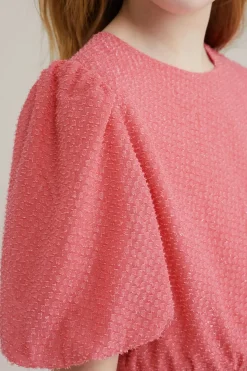 Meisjes jurk met glittergaren