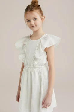Meisjes jurk met glittergaren