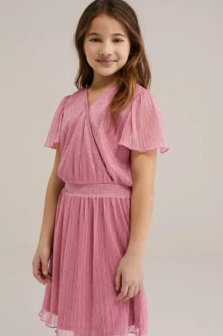 Meisjes jurk met glittergaren