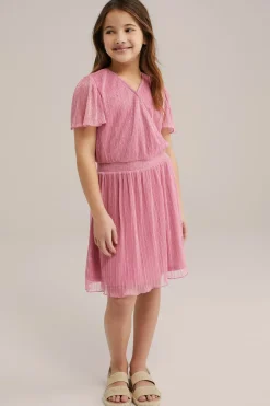Meisjes jurk met glittergaren