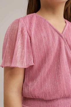 Meisjes jurk met glittergaren