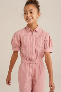 Meisjes katoenen jumpsuit