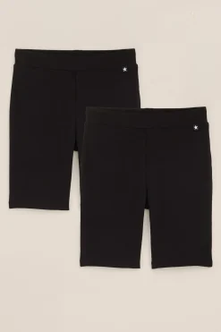 Meisjes korte legging met stretch - 2-pack