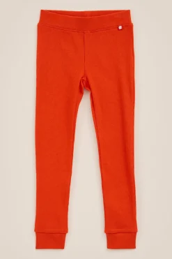 Meisjes legging met ribstructuur