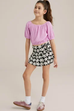Meisjes overslagskort met dessin