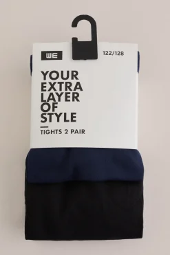 Meisjes panty 2-pack, 50 denier