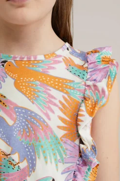Meisjes playsuit met dessin