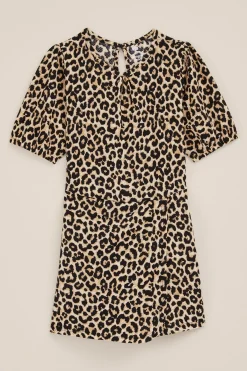 Meisjes playsuit met luipaard print