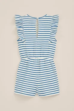 Meisjes playsuit met structuur