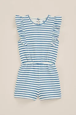 Meisjes playsuit met structuur