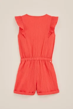 Meisjes playsuit met structuur