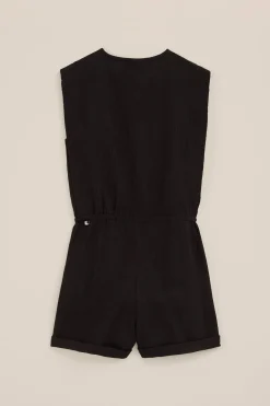 Meisjes playsuit met structuur