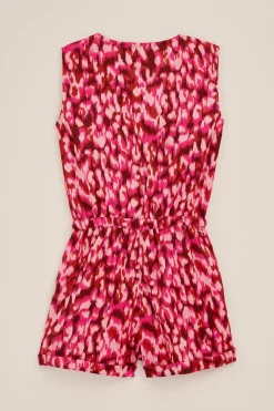 Meisjes playsuit met structuur