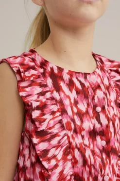 Meisjes playsuit met structuur