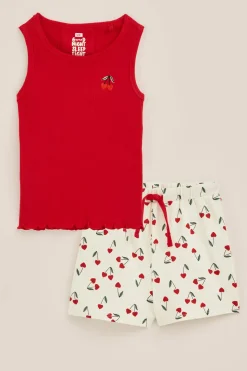 Meisjes pyjamaset met dessin