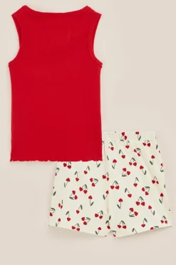 Meisjes pyjamaset met dessin
