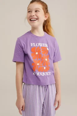 Meisjes pyjamaset met dessin