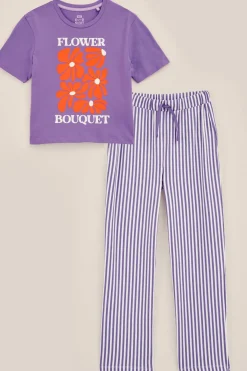 Meisjes pyjamaset met dessin