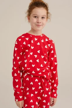 Meisjes pyjamaset met dessin