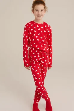 Meisjes pyjamaset met dessin