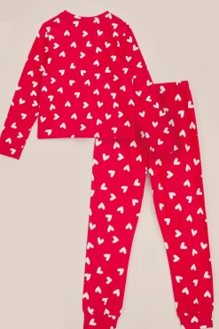 Meisjes pyjamaset met dessin