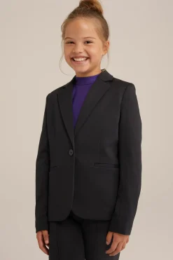 Meisjes regular fit stretch blazer