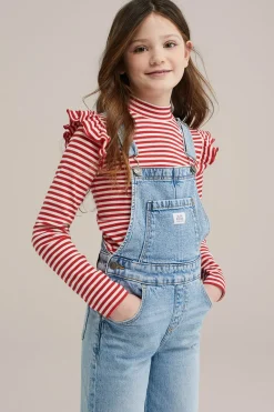 Meisjes relaxed fit tuinbroek