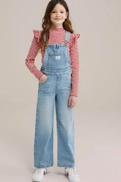 Meisjes relaxed fit tuinbroek