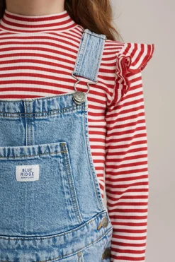 Meisjes relaxed fit tuinbroek