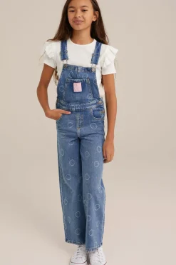 Meisjes relaxed fit tuinbroek