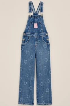 Meisjes relaxed fit tuinbroek