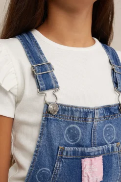Meisjes relaxed fit tuinbroek