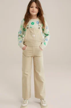 Meisjes relaxed fit tuinbroek
