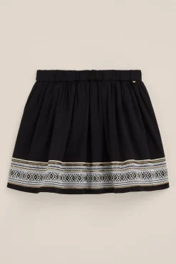 Meisjes rok met embroideries