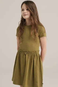 Meisjes seersucker jurk